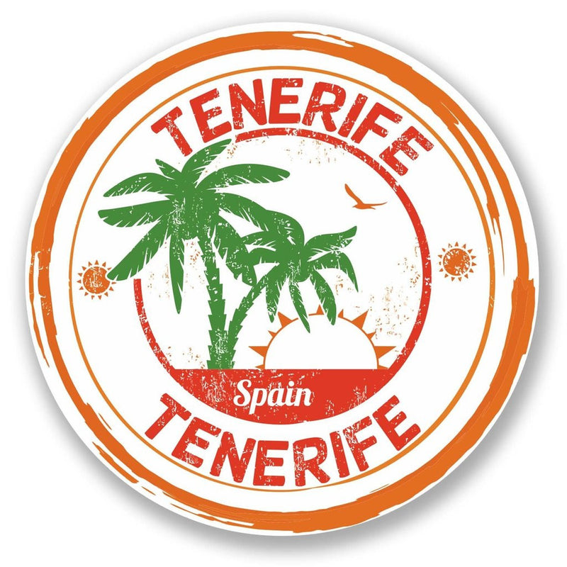 2 x Tenerife Spain Vinyl Sticker