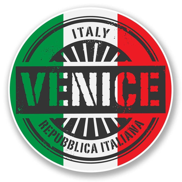 2 x Venice Italy Vinyl Sticker #6108