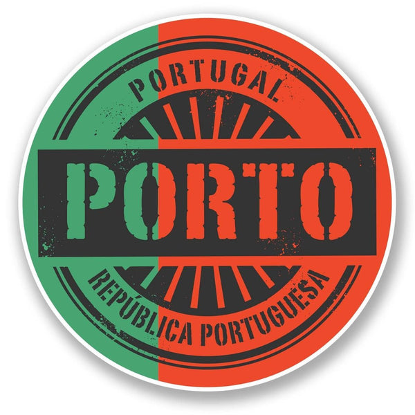 2 x Porto Portugal Vinyl Sticker #6112