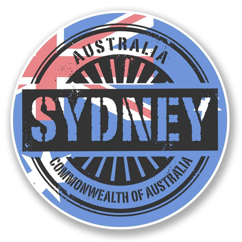 2 x Sydney Australia Vinyl Sticker