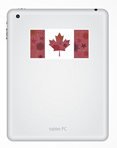2 x Canada Canadian Flag Vinyl Sticker