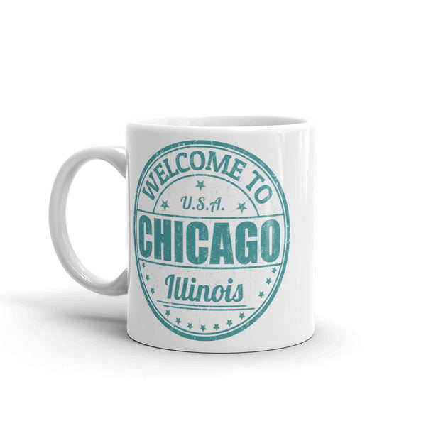 Chicago Illinois USA America High Quality 10oz Coffee Tea Mug #6123