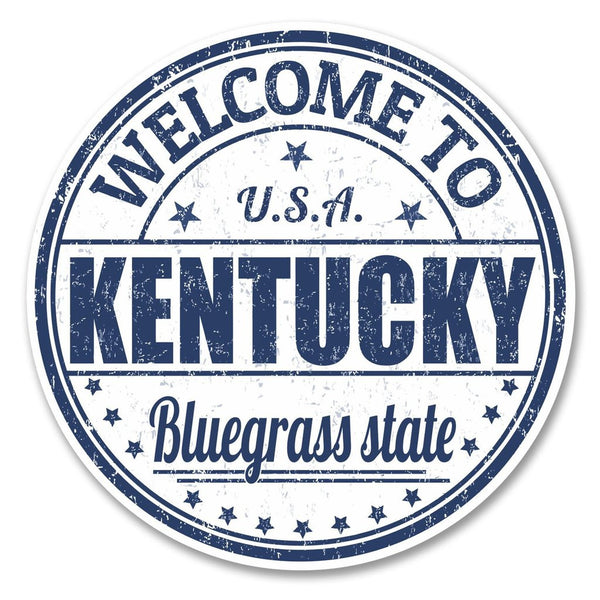 2 x Kentucky USA Vinyl Sticker #6124