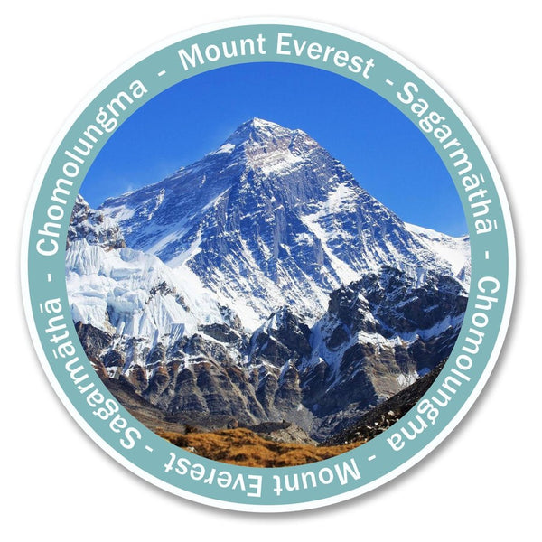 2 x Mount Everest Vinyl Sticker #6138