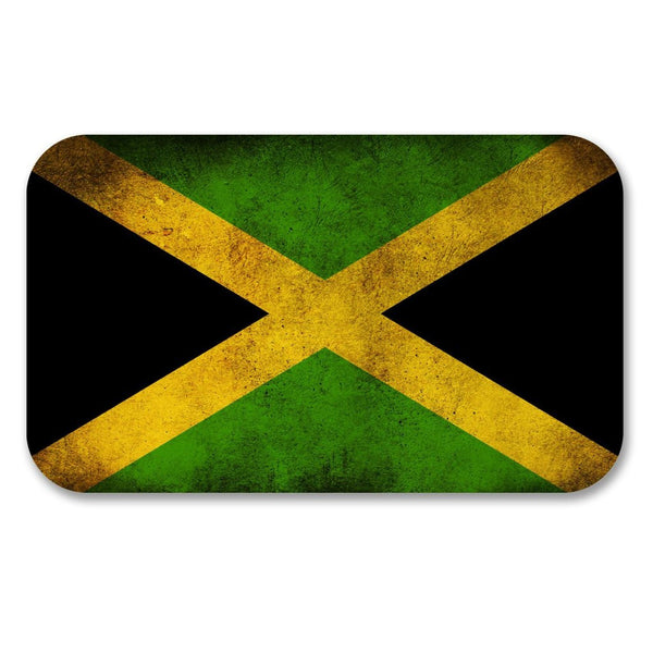 2 x Jamaica Jamaican Flag Vinyl Sticker #6186