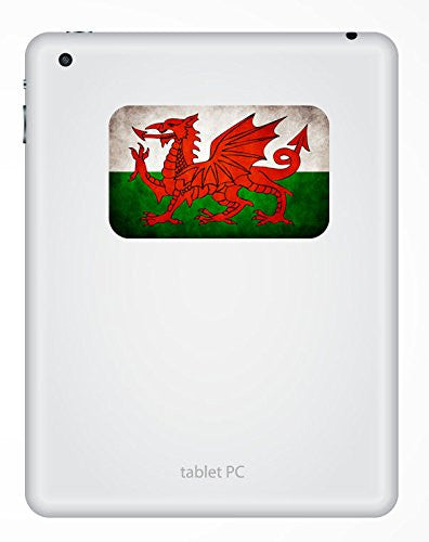 2 x Wales Welsh Flag Vinyl Sticker