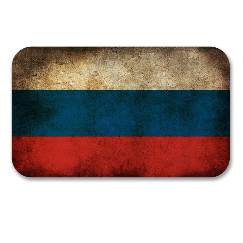 2 x Russia Russian Flag Vinyl Sticker