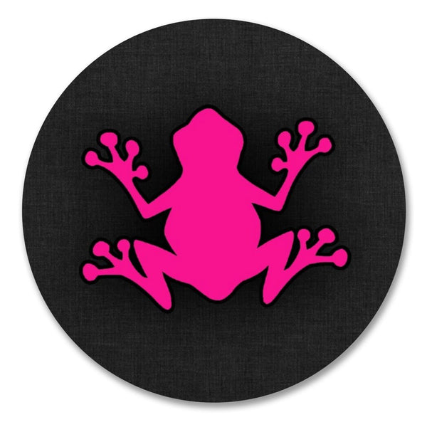 2 x Pink Frog Vinyl Sticker #6206