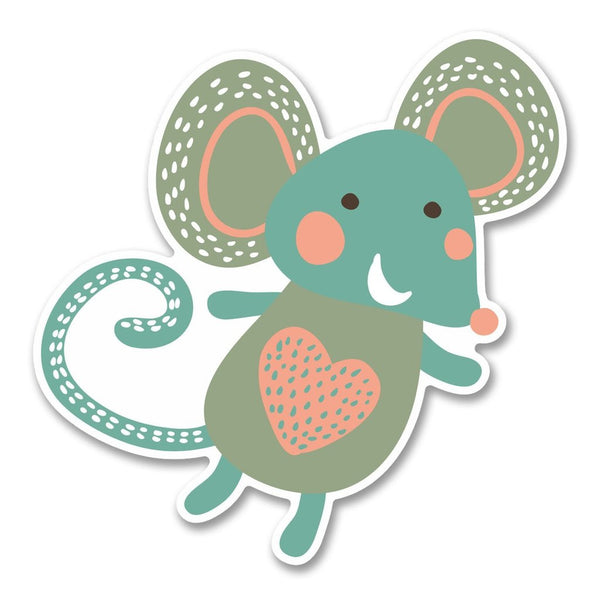 2 x Pretty Mouse Vinyl Sticker #6239