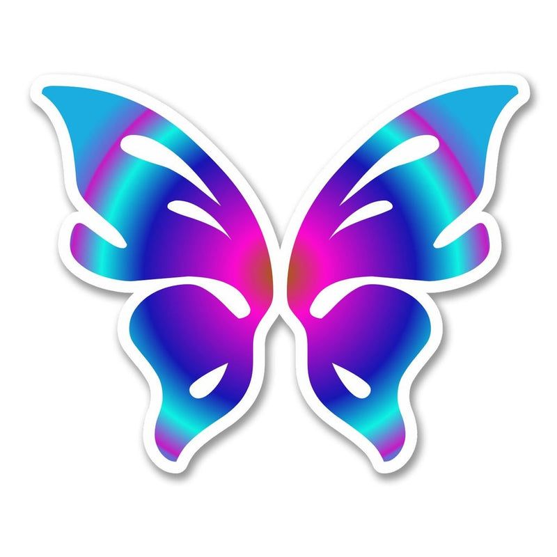 2 x Pretty Butterfly Vinyl Sticker