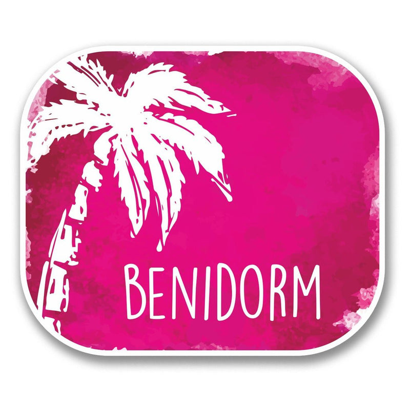 2 x Benidorm Spain Vinyl Sticker