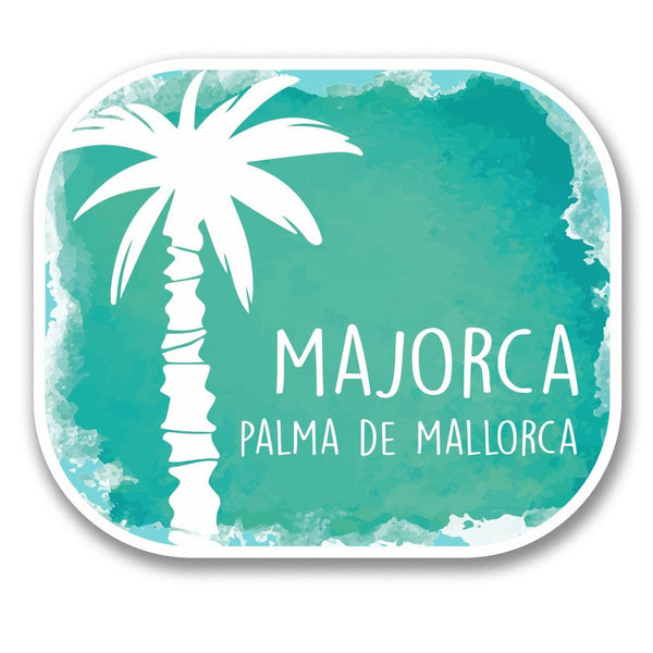 2 x Majorca Palma Spain Vinyl Sticker #6329