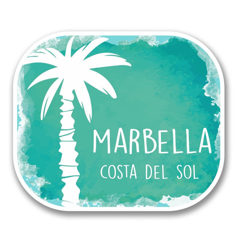 2 x Marbella Malaga Spain Vinyl Sticker