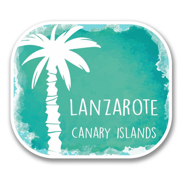 2 x Lanzarote Island Spain Vinyl Sticker #6343