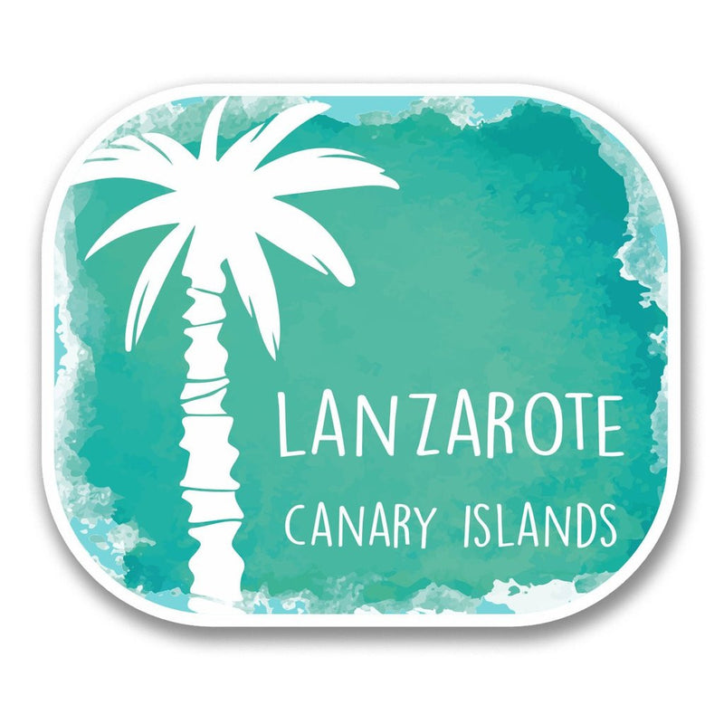 2 x Lanzarote Island Spain Vinyl Sticker