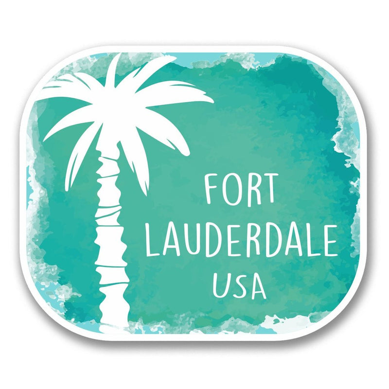 2 x Fort Lauderdale USA Vinyl Sticker