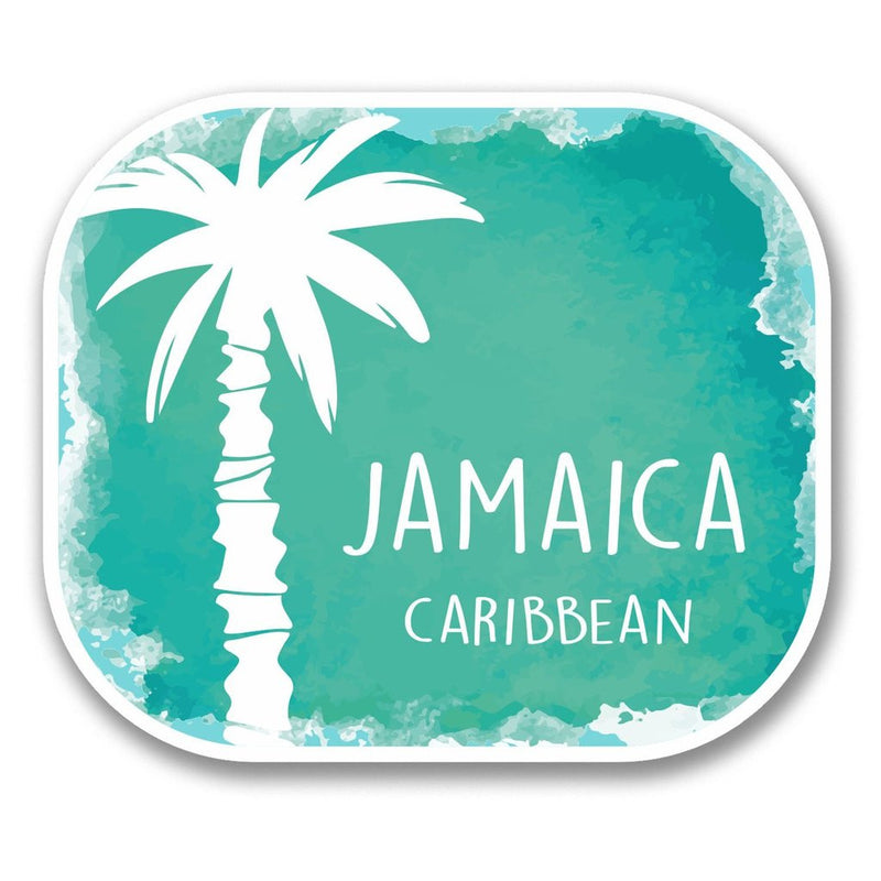 2 x Jamaica Caribbean Vinyl Sticker