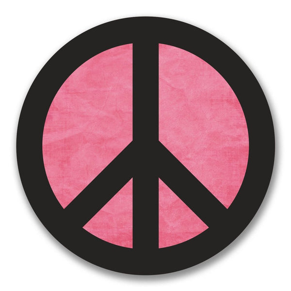 2 x Peace Symbol Hand Vinyl Sticker #6362