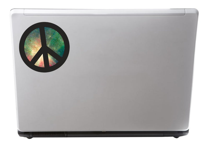 2 x Peace Symbol Hand Vinyl Sticker