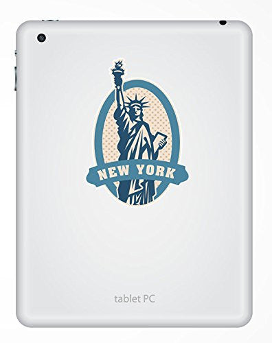 2 x New York USA Statue of Liberty Vinyl Sticker