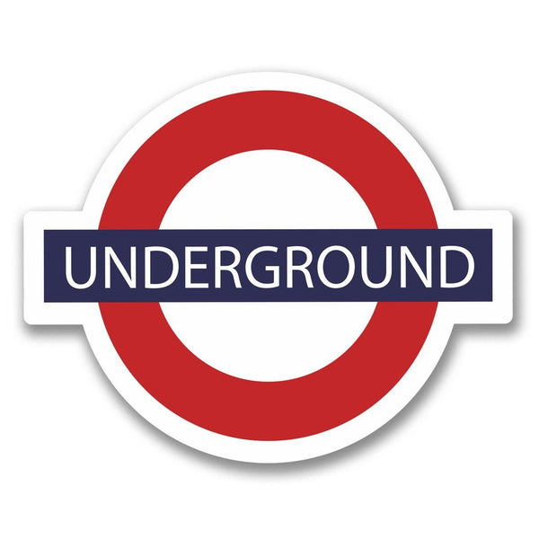 2 x London Underground Vinyl Sticker #6403