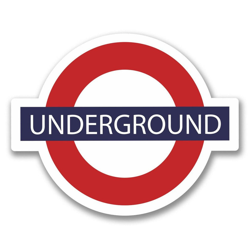 2 x London Underground Vinyl Sticker