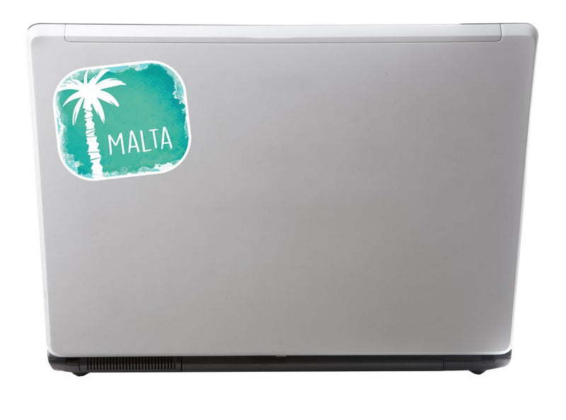 2 x Malta Vinyl Sticker