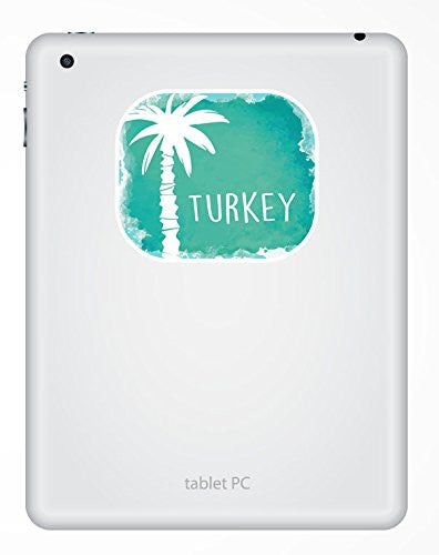 2 x Turkey Turkish Vinyl Sticker