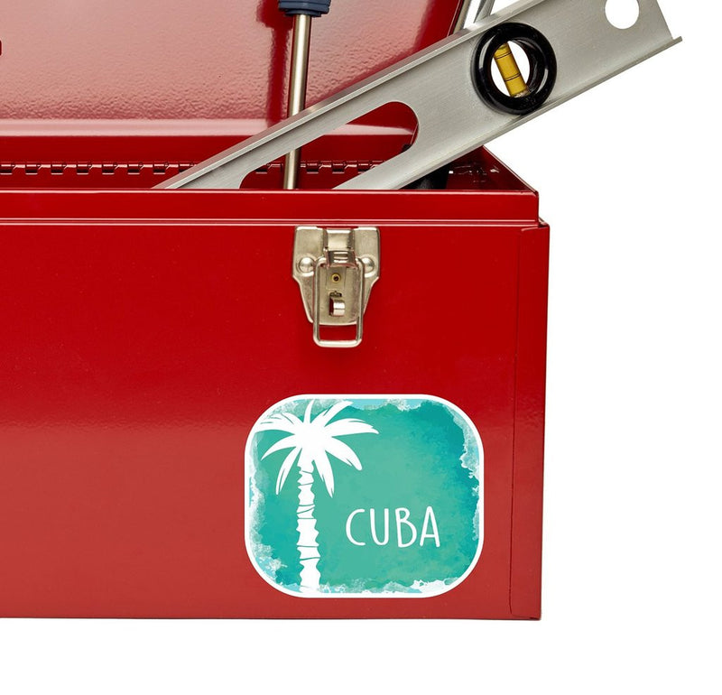 2 x Cuba Vinyl Sticker