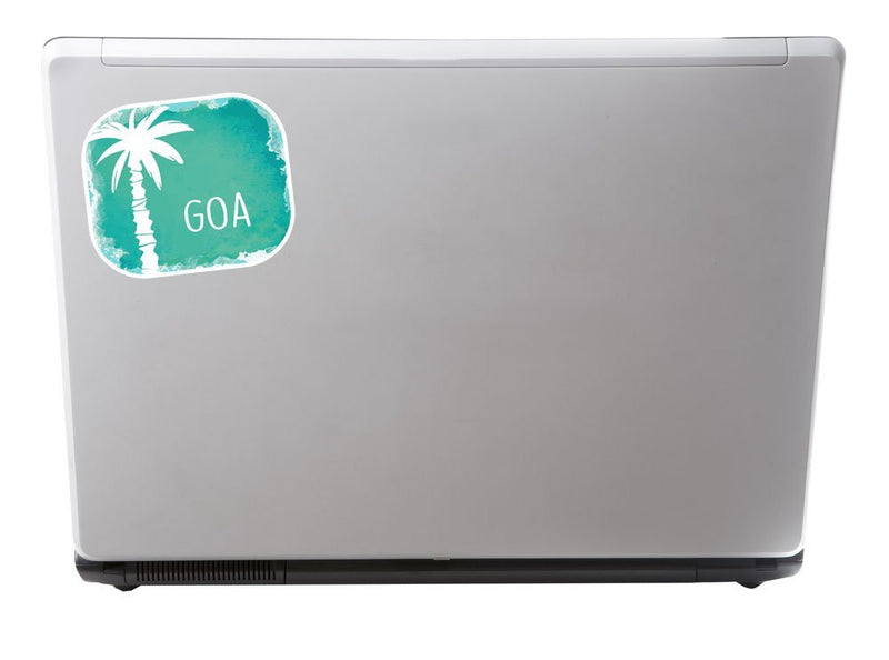 2 x Goa India Luggage Travel Vinyl Sticker iPad Sign Fun