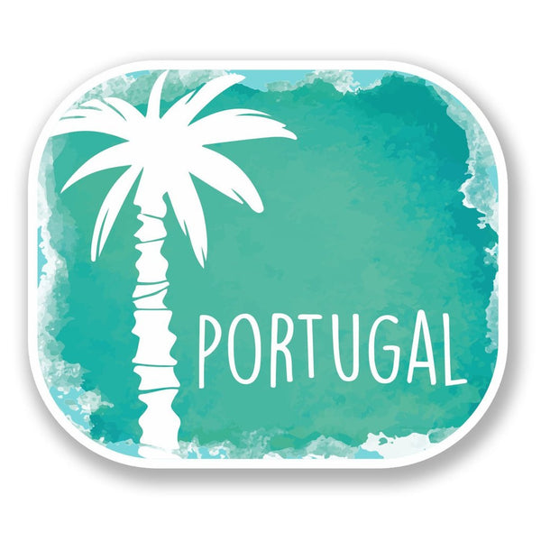 2 x Portugal Vinyl Sticker #6489
