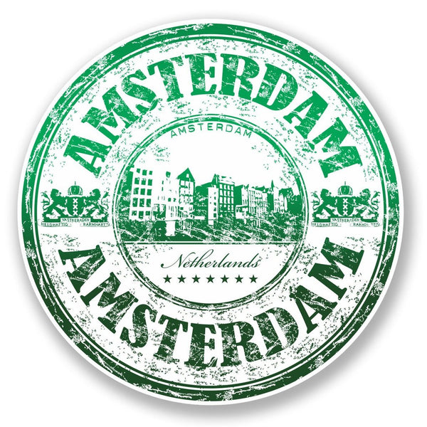 2 x Amsterdam Netherlands Vinyl Sticker #6515