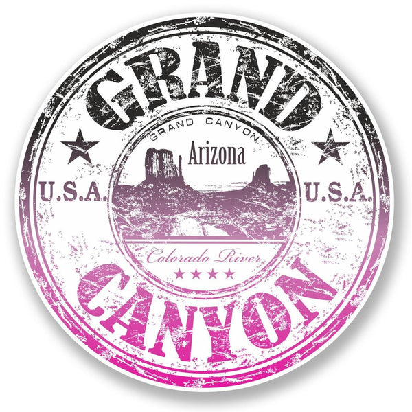 2 x Grand Canyon Arizona USA Vinyl Sticker #6519