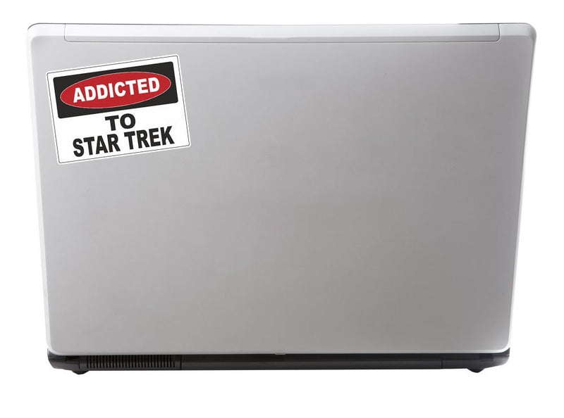 2 x Addicted to Star Trek Vinyl Sticker