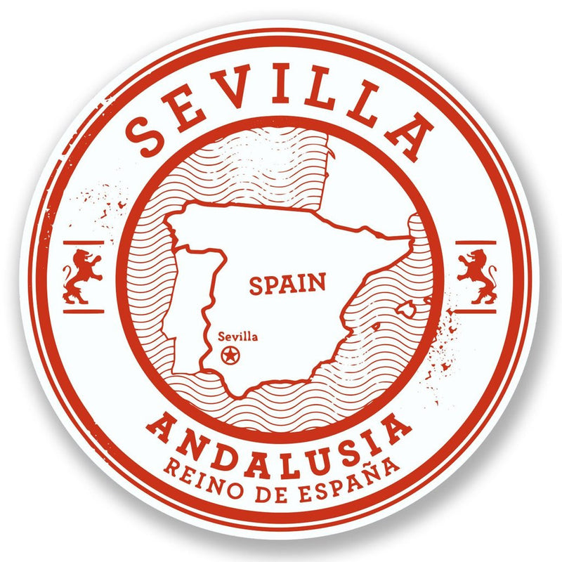 2 x Sevilla Seville Spain Vinyl Sticker