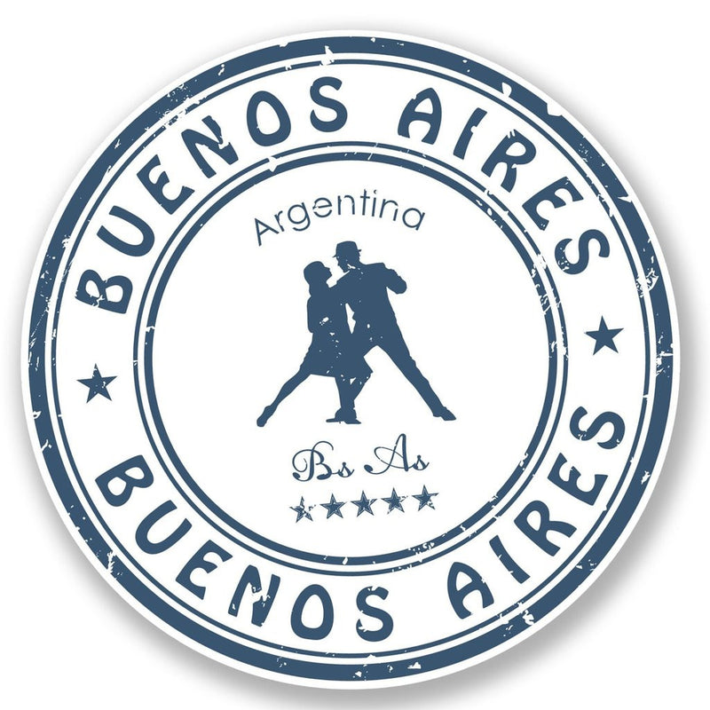 2 x Buenos Aires Argentina Vinyl Sticker