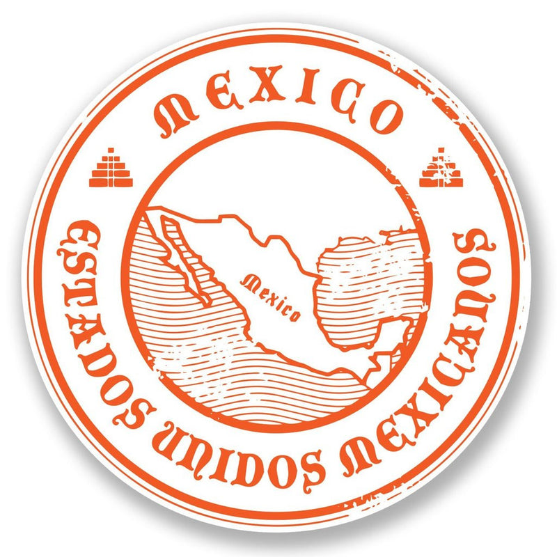 2 x Mexico Vinyl Sticker