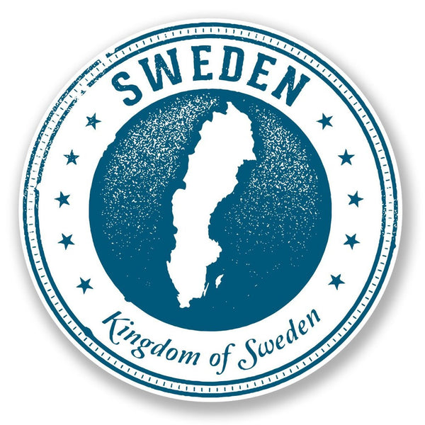 2 x Sweden Vinyl Sticker #6703