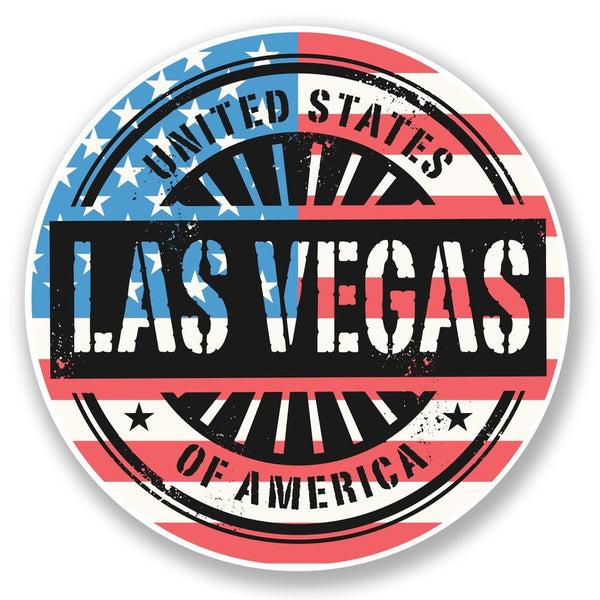 2 x Las Vegas Nevada USA Vinyl Sticker #6743