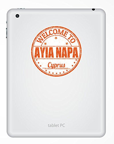 2 x Ayia Napa Cyprus Vinyl Sticker