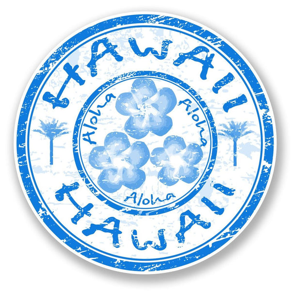 2 x Aloha Hawaii Vinyl Sticker #6758