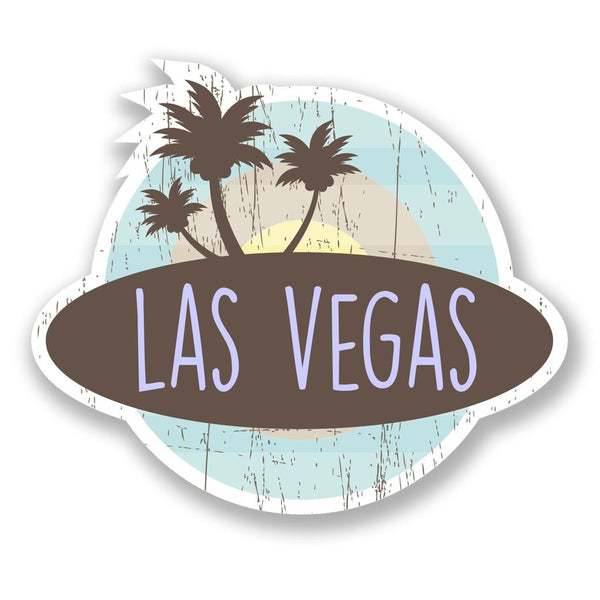 2 x Las Vegas Nevada USA Vinyl Sticker #6760