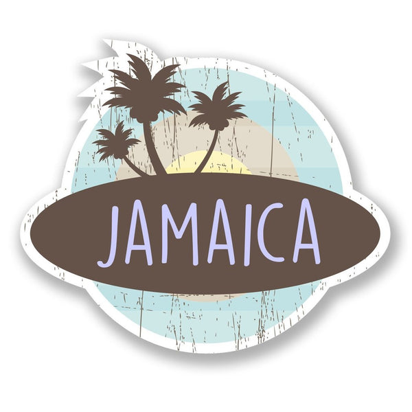2 x Jamaica Caribbean Vinyl Sticker #6770