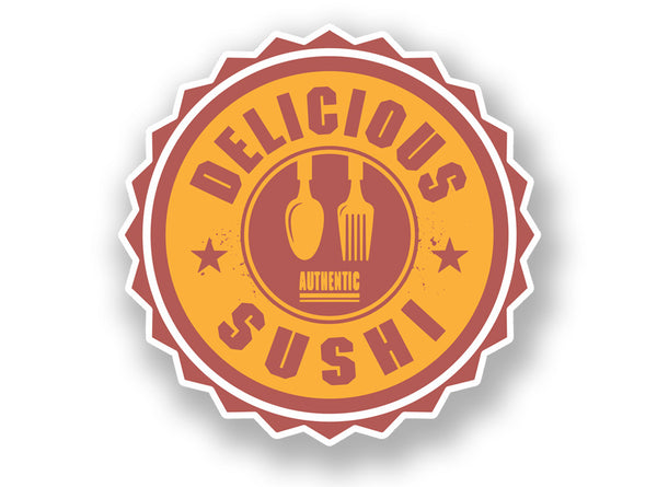 2 x Authentic Delicious Sushi Vinyl Sticker #7006