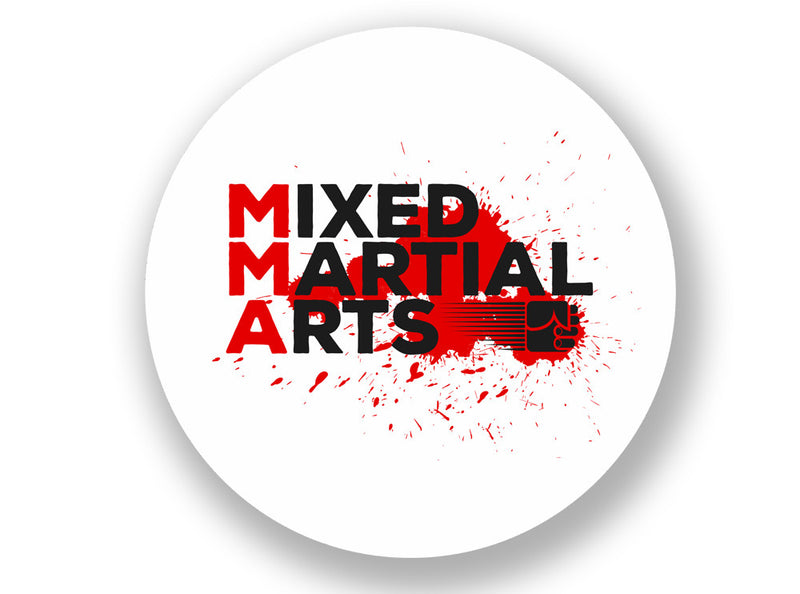2 x MMA Mixed Martial Arts Vinyl Sticker