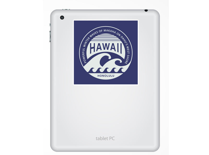 2 x Hawaii Honolulu Vinyl Sticker Surf Surfing