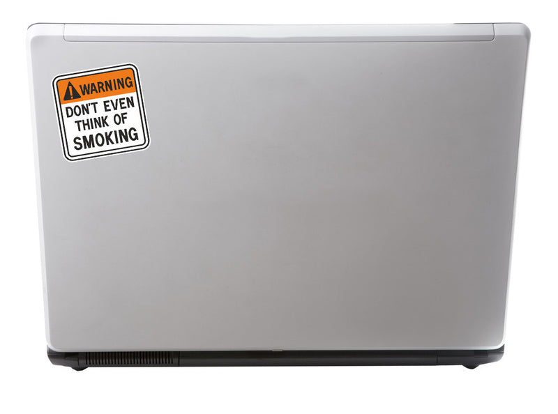2 x Smoking Warning Sign Vinyl Sticker