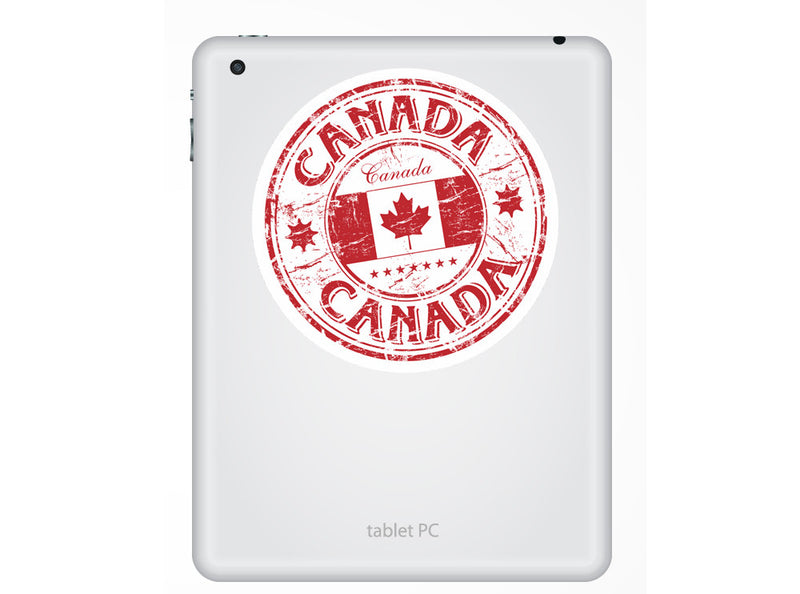 2 x Canada Vinyl Sticker Travel Luggage Canadian