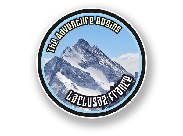 2 x La Clusaz France Vinyl Sticker Travel Mountain Ski Snowboard #7113