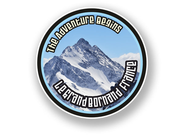 2 x Le Grand Bornand France Vinyl Sticker Travel Mountain Ski Snowboard #7117